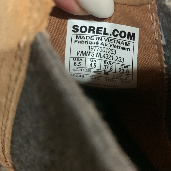 NWOT Sorel tan suede Emilee 11 pull on Chelsea waterproof boots 6.5 - Picture 6 of 7